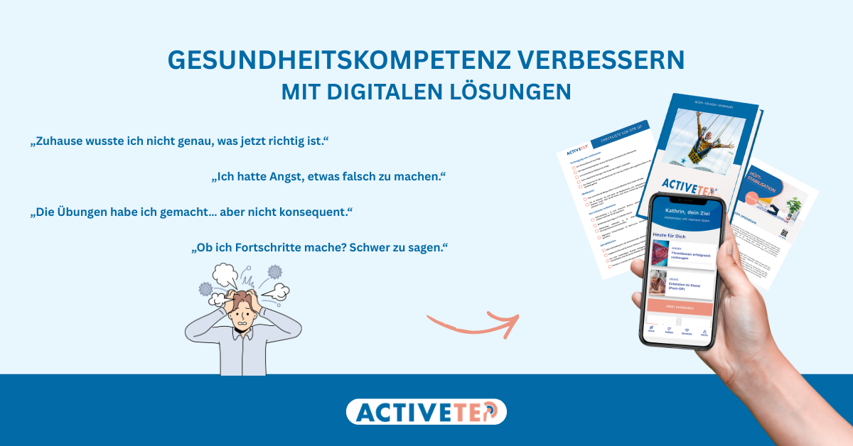Digitale Gesundheitskompetenz nach einer Hüft-OP