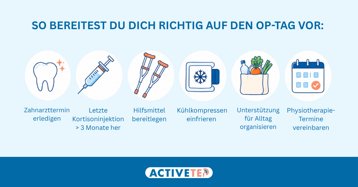 Checkliste: Was brauche ich für den OP-Tag?