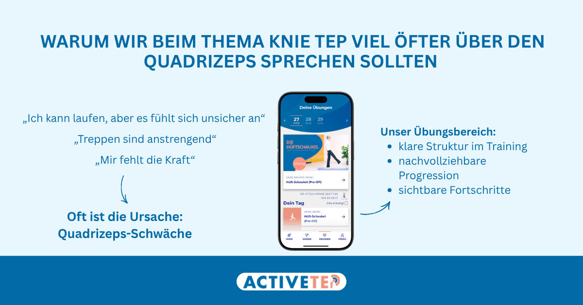 Warum wir beim Thema Knie-TEP viel öfter über den Quadrizeps sprechen sollten
