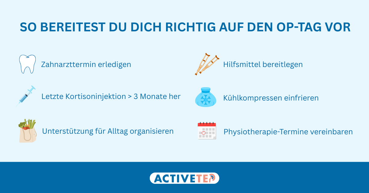Gut vorbereitet in den OP-Tag: Deine Checkliste für die Zeit vor der Operation